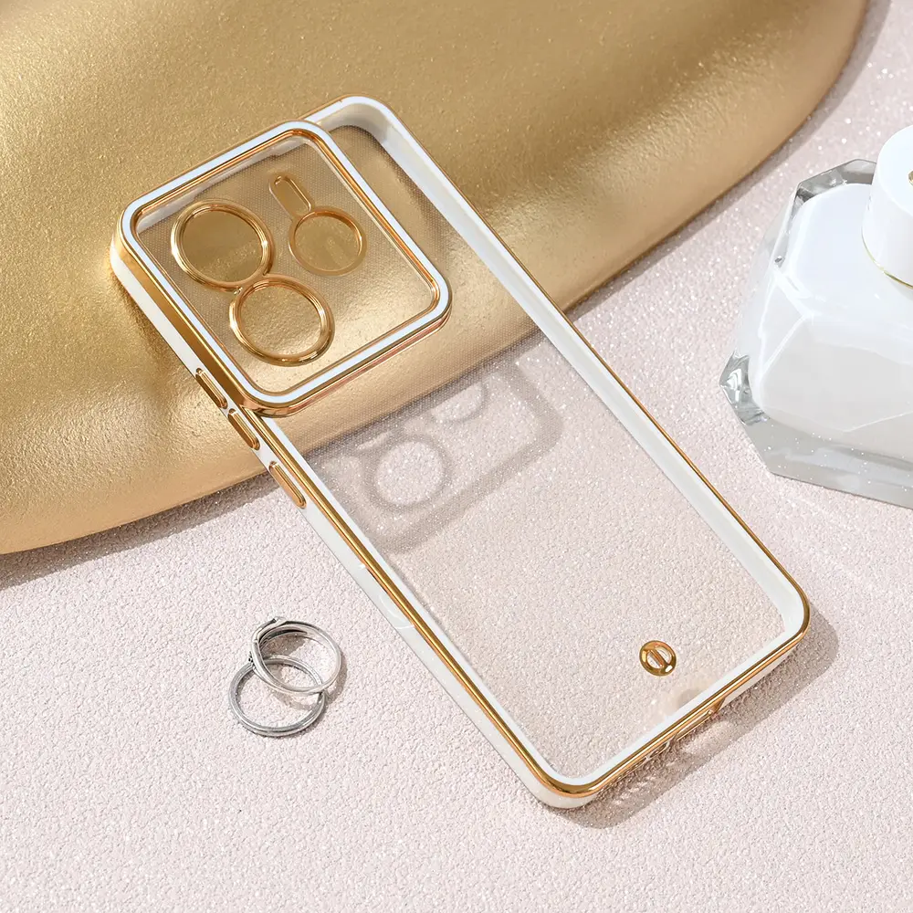 Torbica Space TPU za Xiaomi Redmi Note 14 5G Bela