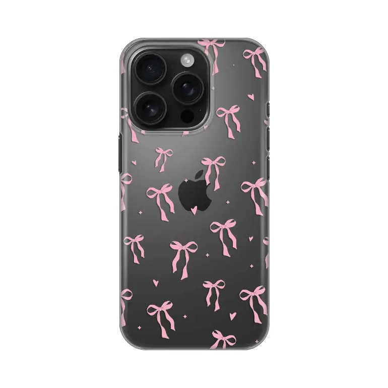 Torbica Silikonska Print Skin za Iphone 16 Pro 6.3 Cute Bow