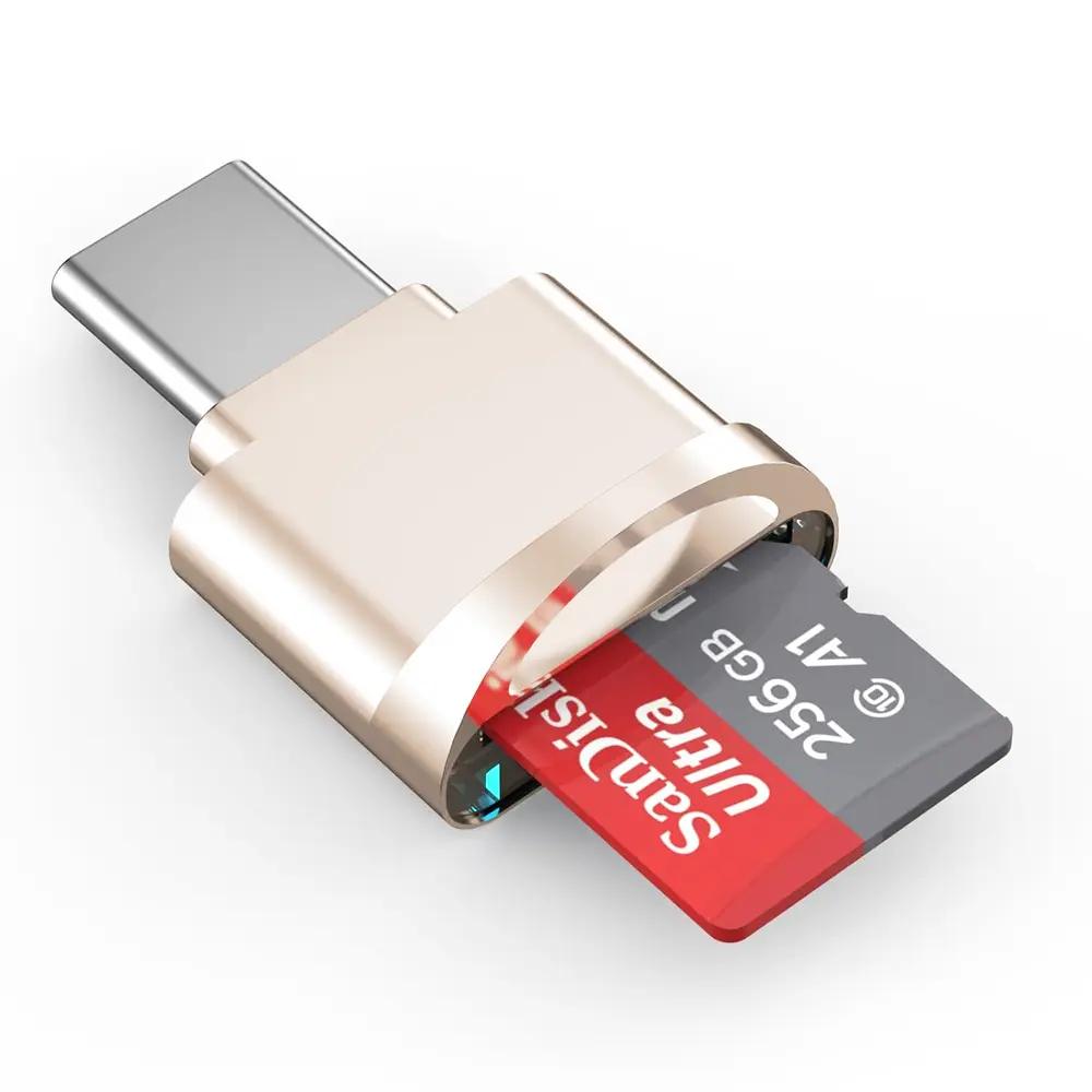 Mini Card Reader Type C JWD Sivi