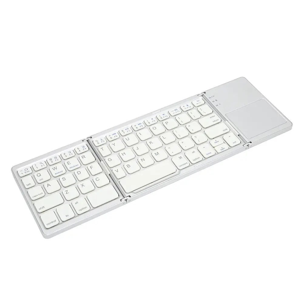 Tastatura Wireless sa Touchpadom Rasklopiva Bela