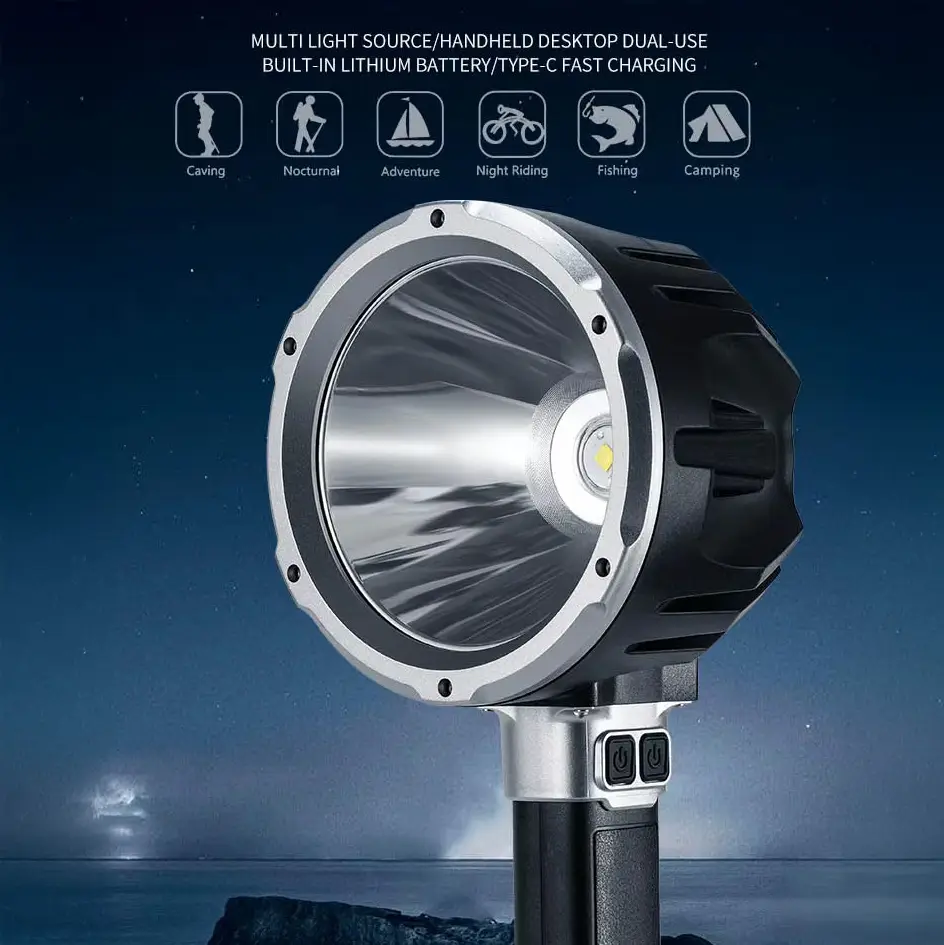 LED AKU Lampa JWD Searchlight Srednja
