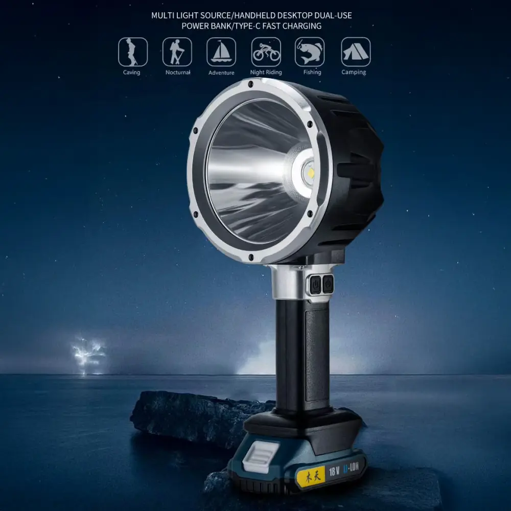 LED AKU Lampa JWD Searchlight Velika