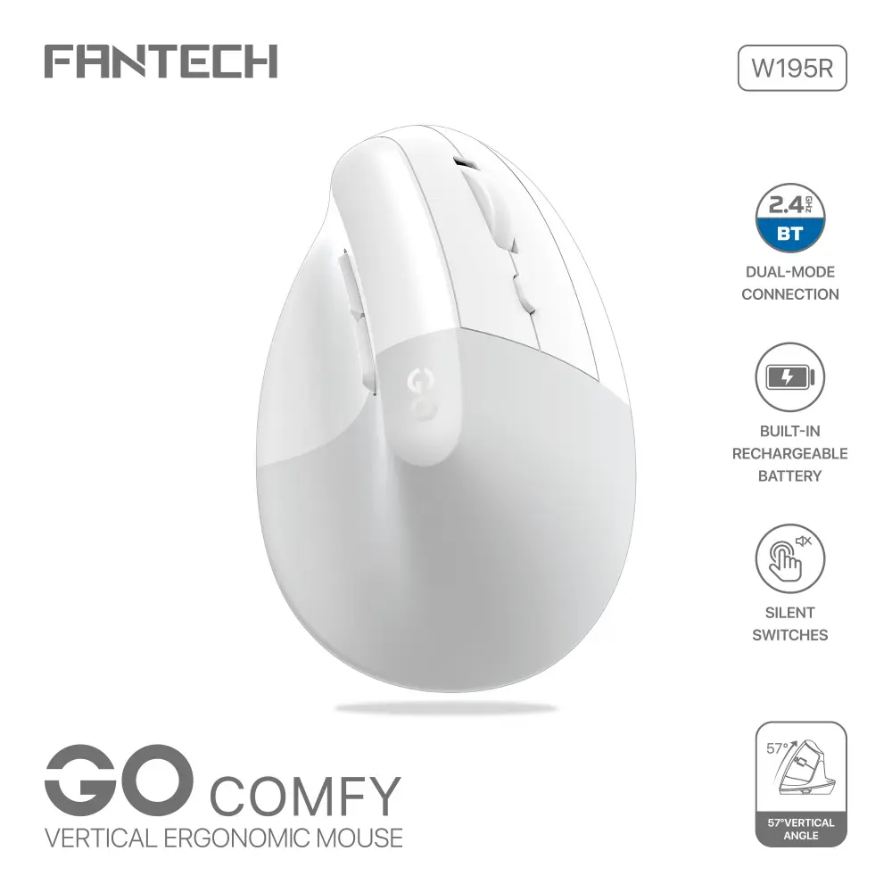 Mis Wireless Fantech W195R GO Comfy Beli