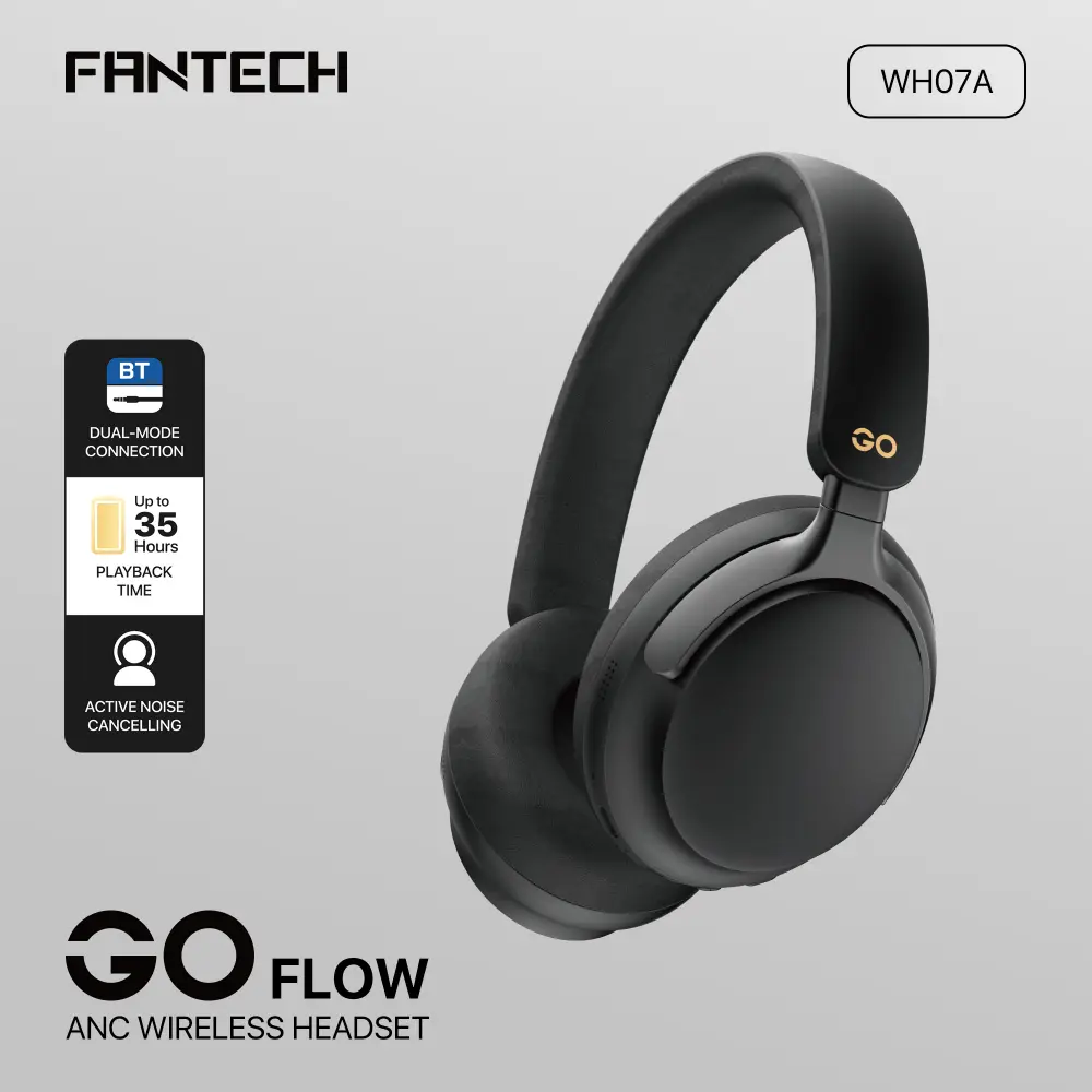 Bluetooth Slusalice Fantech GO Flow WH07A Sive