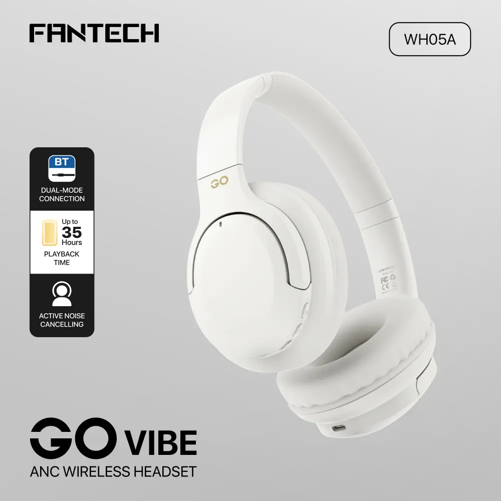 Bluetooth Slusalice Fantech GO Vibe WH05A Sive