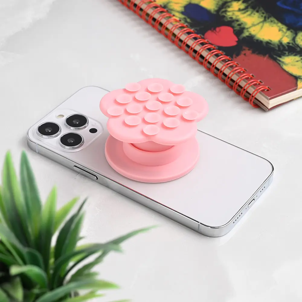 Stiker za Mobilni Telefon Magnetic Flower Roze