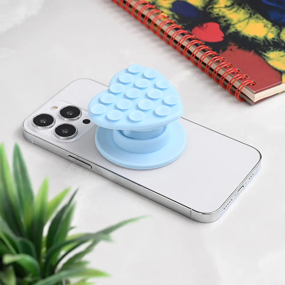 Stiker za Mobilni Telefon Magnetic Heart Svetlo Plavi