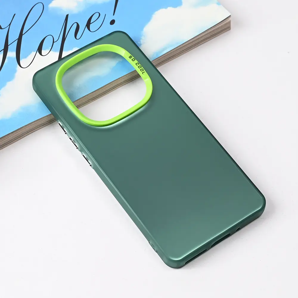 Torbica Clear za Xiaomi Redmi Note 14 Pro 5G Zelena