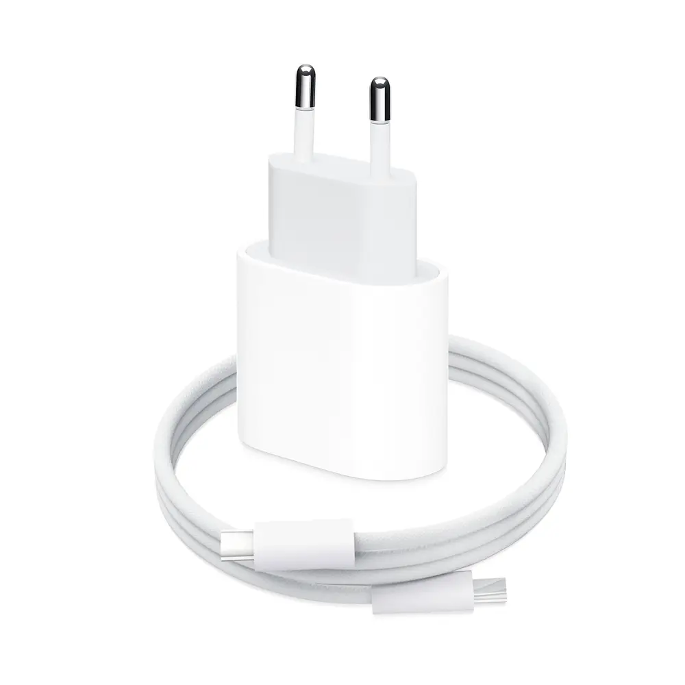 Kucni Punjac PD Fast Charger 35W za Iphone 15-16 sa PD Type C Kablom CE Beli