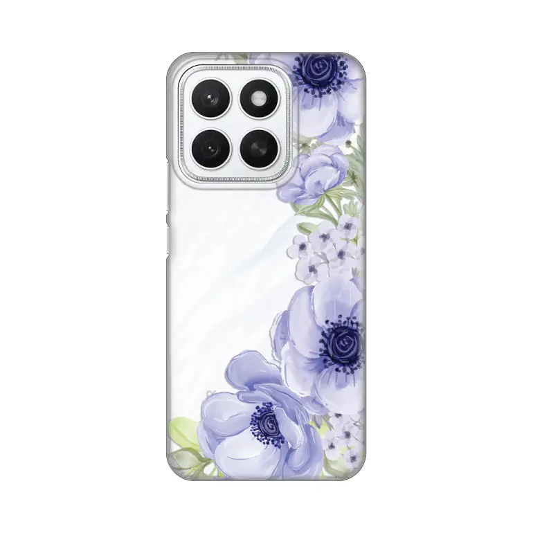 Torbica Silikonska Print Skin za Honor X8C Blue Roses