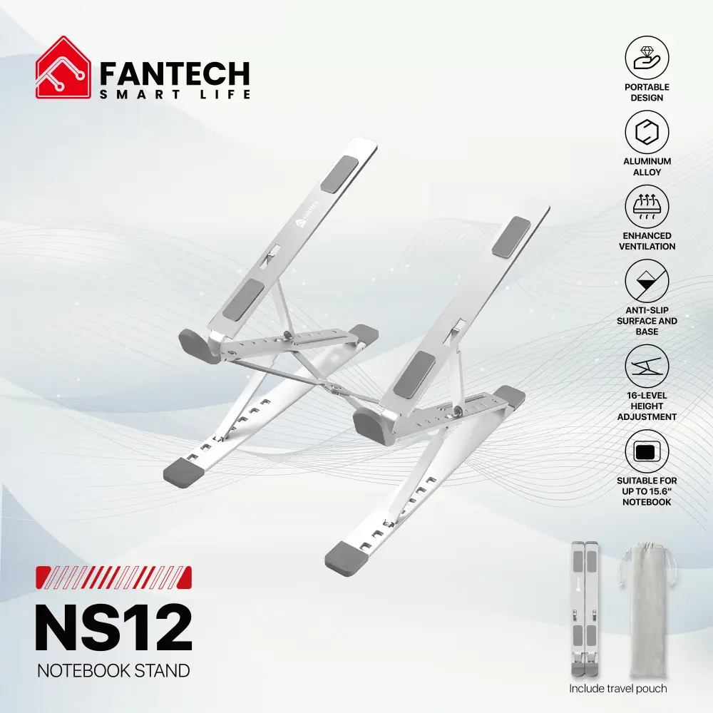 Laptop Stalak Fantech NS12 Srebrni
