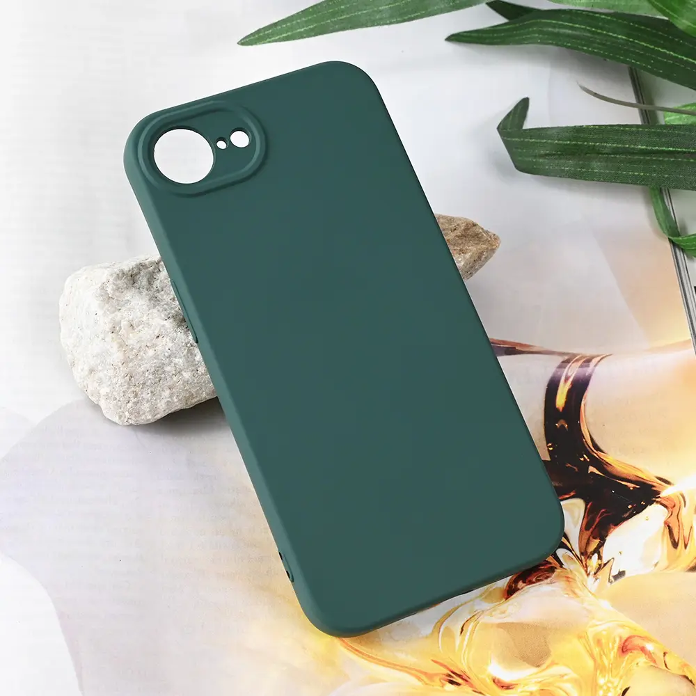 Torbica Teracell Soft Velvet za Iphone 16e/17e 6.1 Tamno Zelena