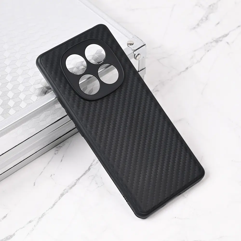 Torbica Carbon Fiber za Xiaomi Redmi Note 14 Pro 4G (eu) Crna