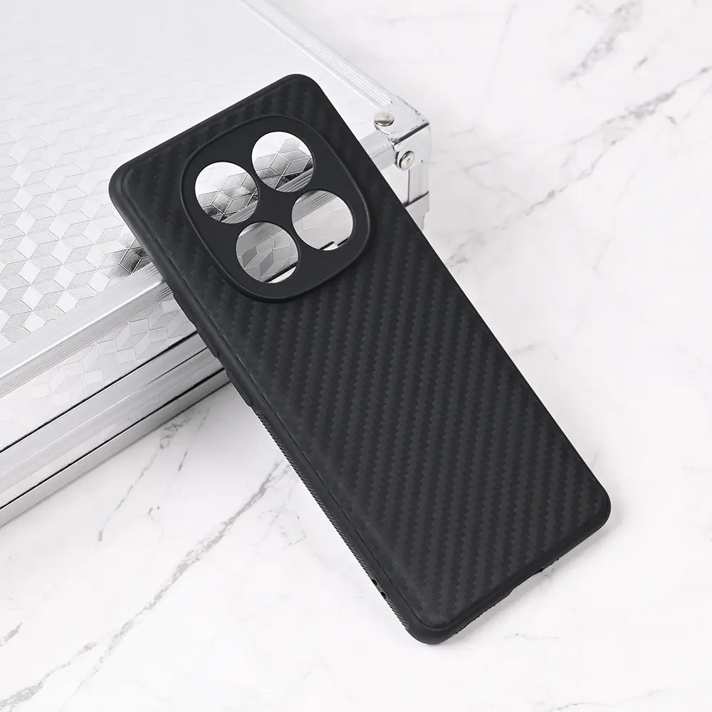 Torbica Carbon Fiber za Xiaomi Redmi Note 14 Pro 5G (eu) Crna