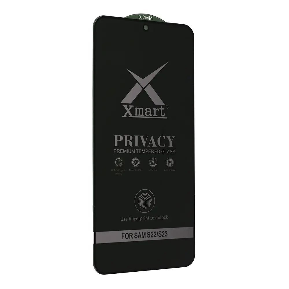 Zastitno Staklo Tempered Glass X Mart 9D Privacy za Samsung S911B Galaxy S23 (fingerprint Unlock)