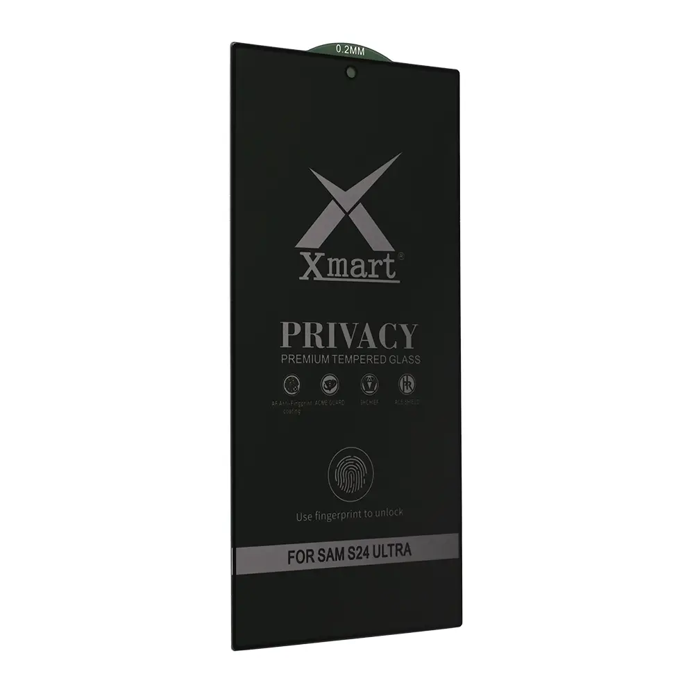Zastitno Staklo Tempered Glass X Mart 9D Privacy za Samsung S928B Galaxy S24 Ultra (fingerprint Unlock)