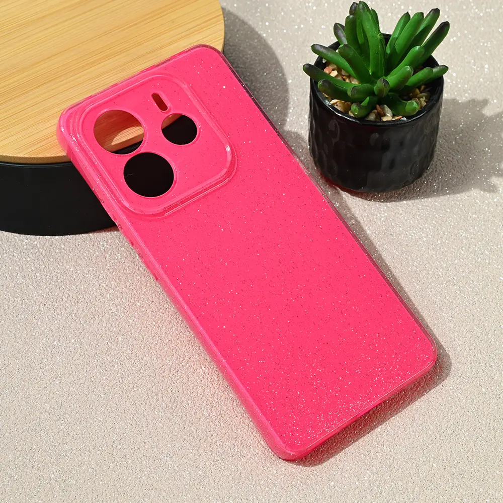 Torbica Sparkle Dust za Xiaomi Redmi Note 14 5G Pink