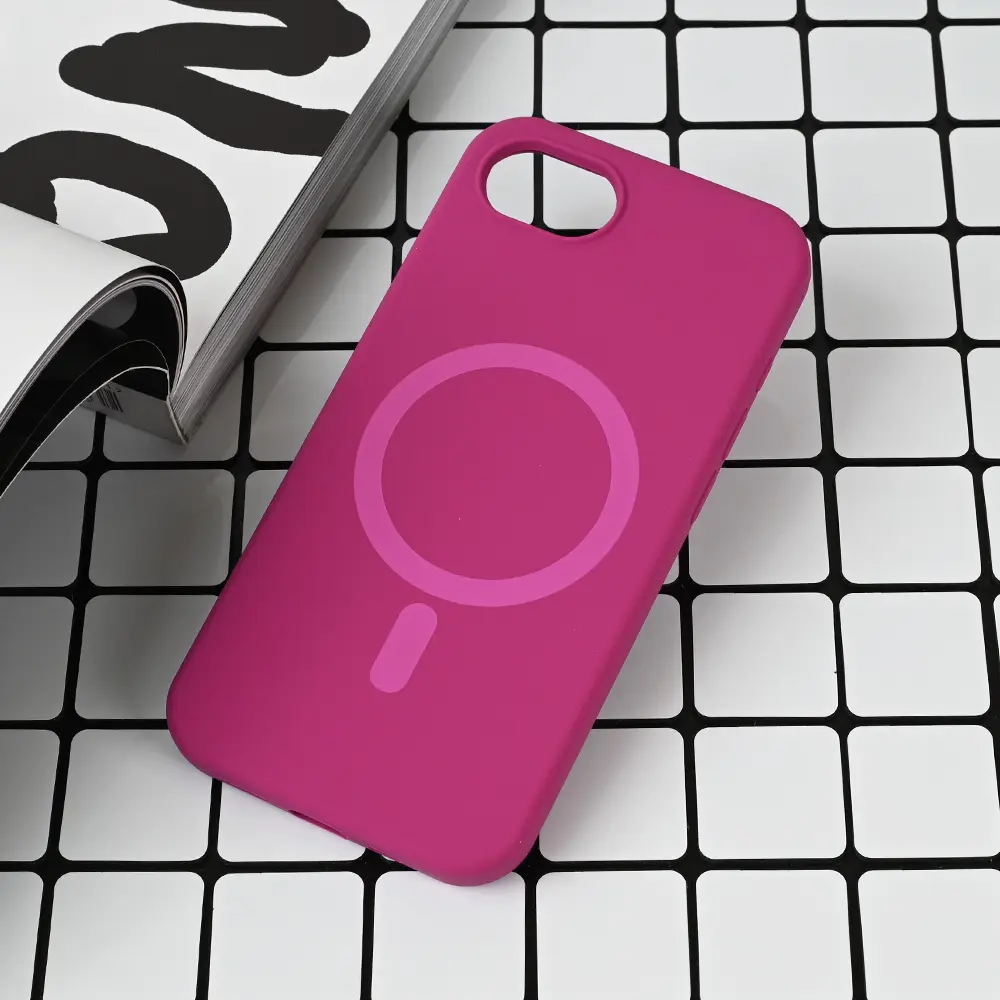 Torbica Magsafe Pure Color za Iphone 16e/17e 6.1 Tamno Pink