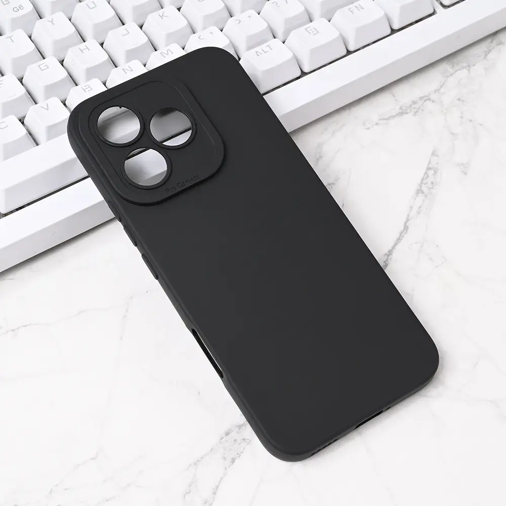Torbica Silikon Pro Camera za Honor 400 Lite Crna