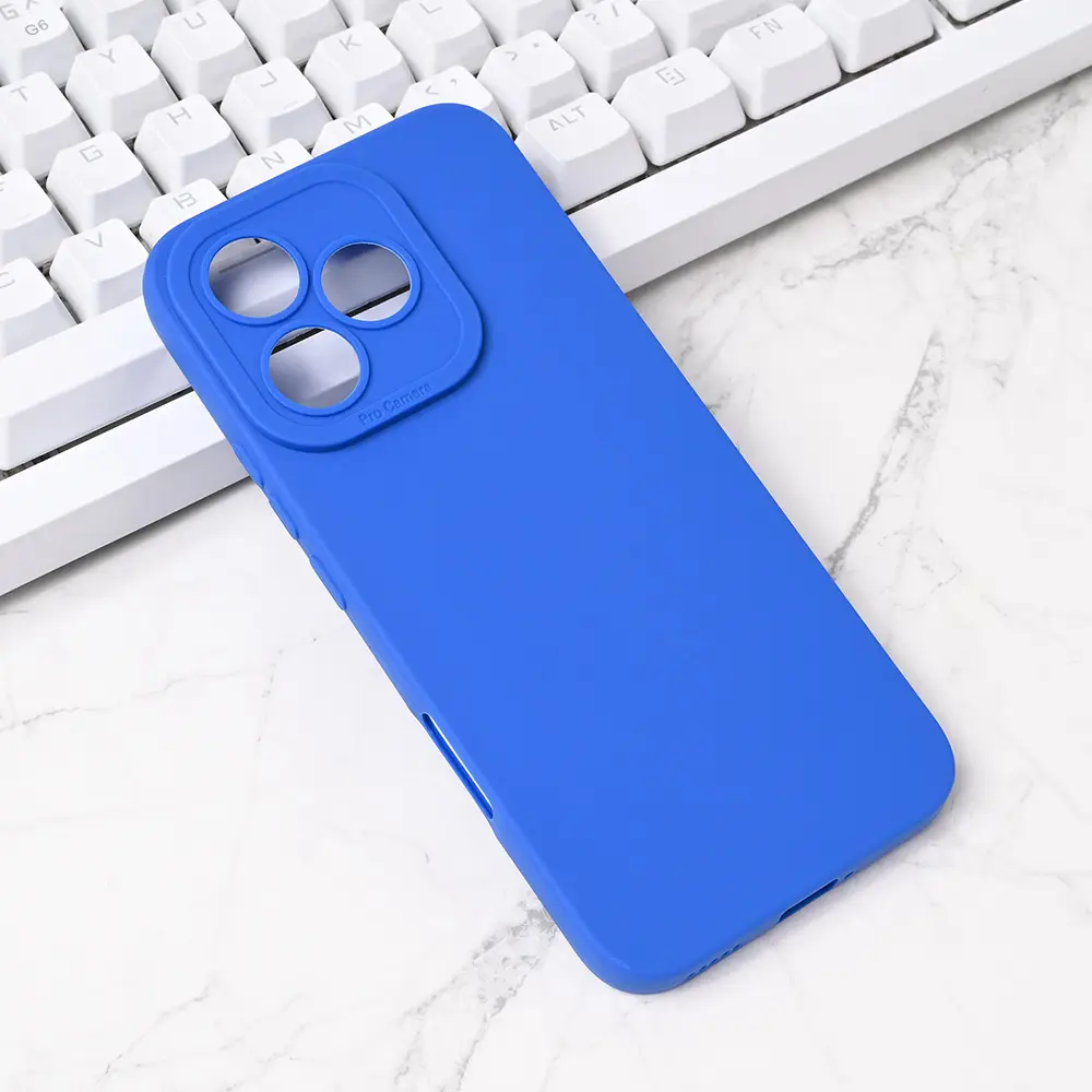 Torbica Silikon Pro Camera za Honor 400 Lite Plava