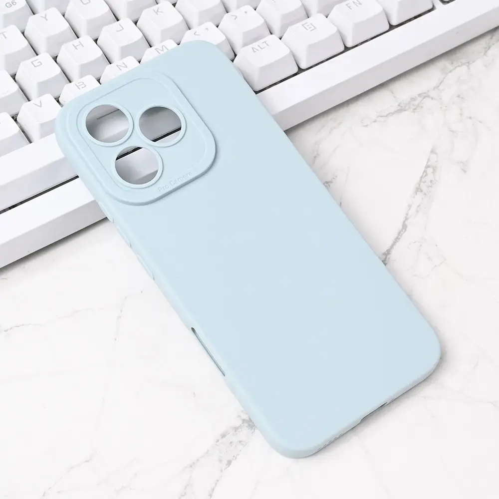 Torbica Silikon Pro Camera za Honor 400 Lite Svetlo Plava
