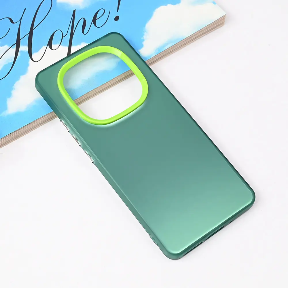 Torbica Clear za Xiaomi Redmi Note 14 Pro 4G Zelena