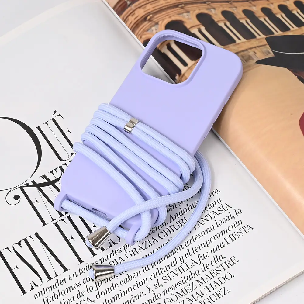Torbica Crossbody za Iphone 16 Pro 6.3 Ljubicasta