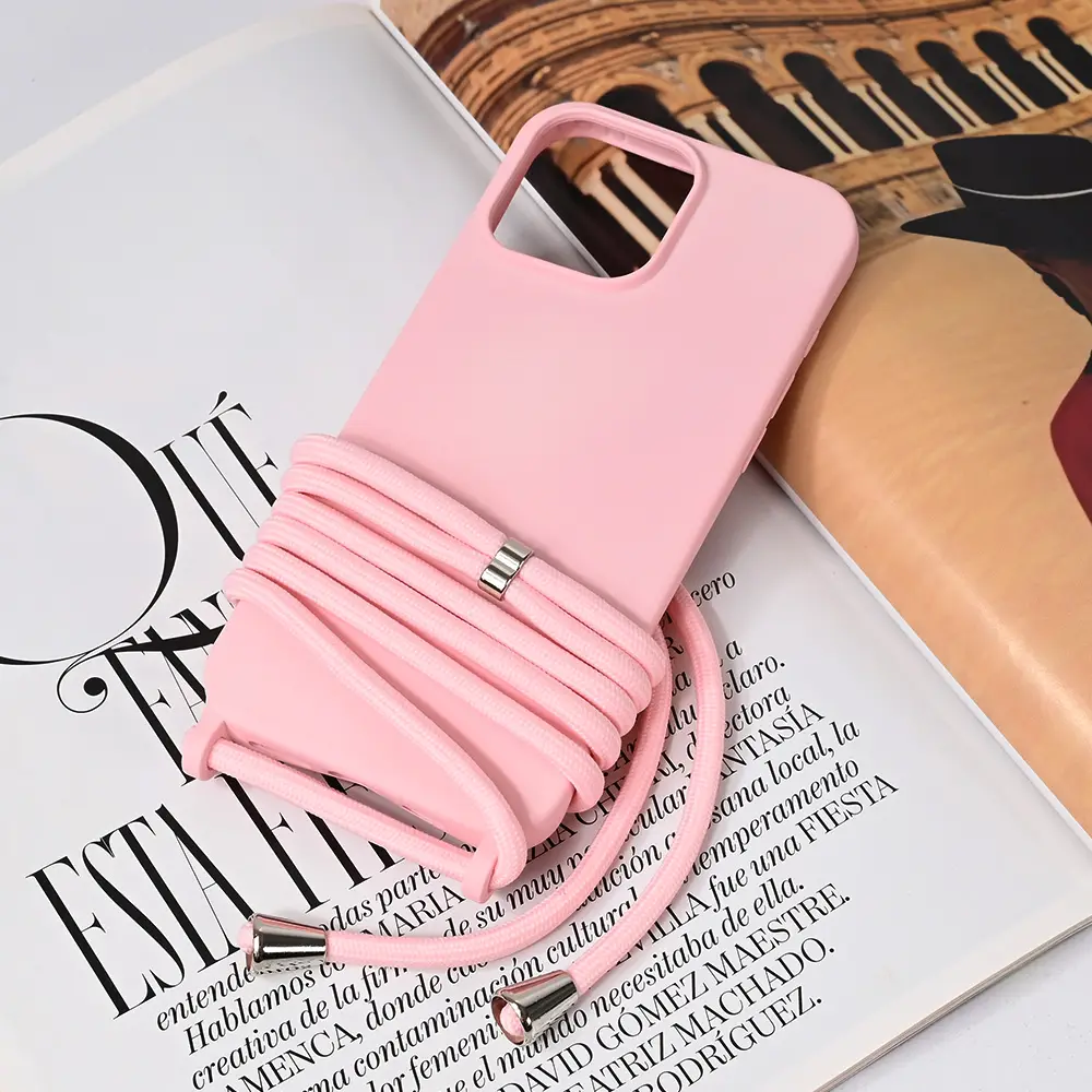 Torbica Crossbody za Iphone 16 Pro Max 6.9 Roze