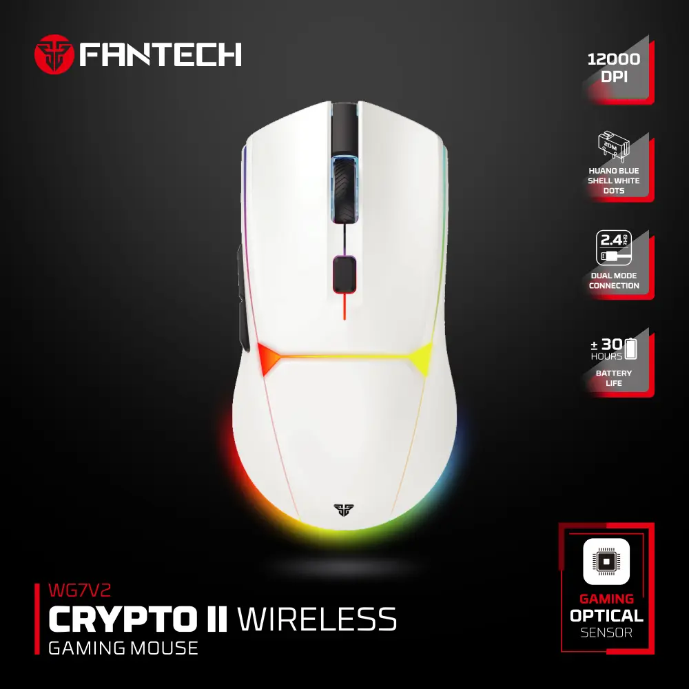 Mis Wireless Gaming Fantech WG7V2 Crypto II Beli