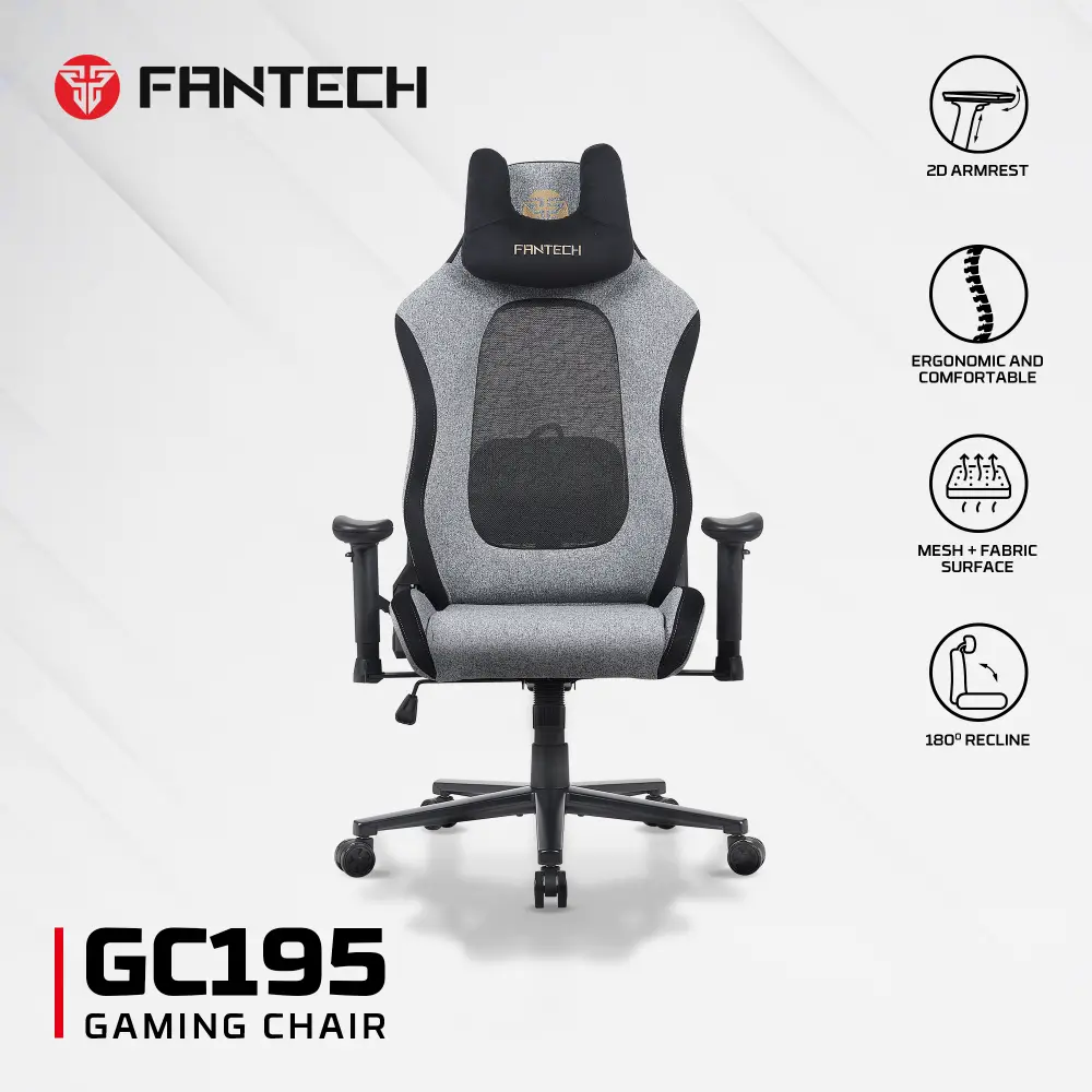 Stolica Gaming Fantech GC195 Siva