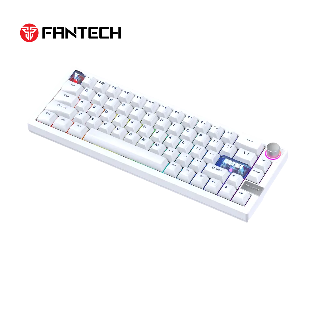 Tastatura Mehanicka Gaming Fantech MK920 RGB Maxfit 6 Wireless Bela (white Switch)