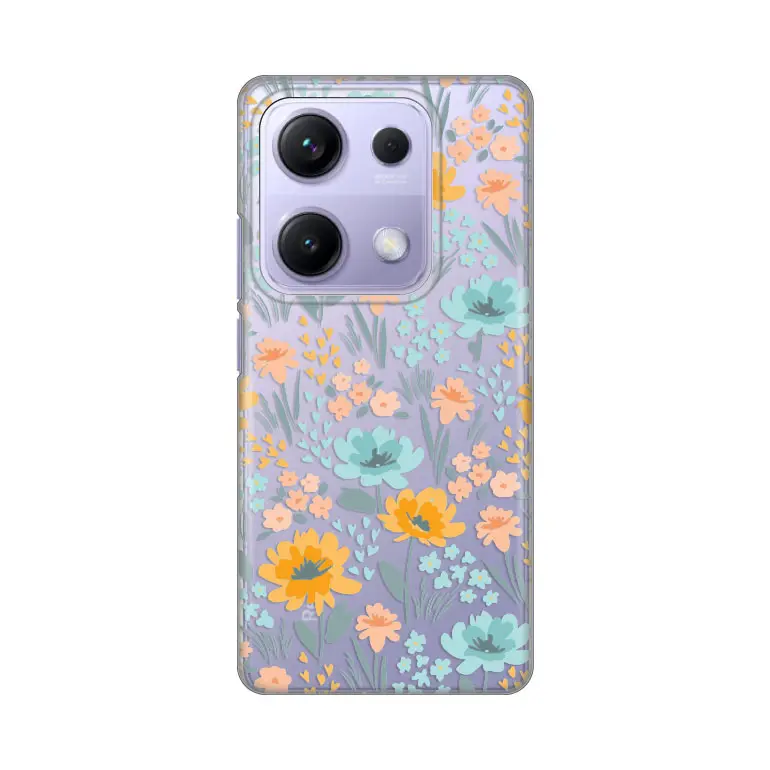 Torbica Silikonska Print Skin za Xiaomi Redmi Note 14S Lovely Flowers