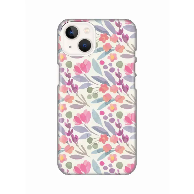 Torbica Silikonska Print za Iphone 13 6.1 Watercolor Flowers