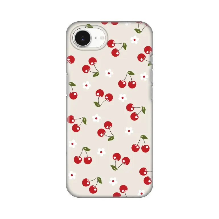 Torbica Silikonska Print za Iphone 16e/17e 6.1 Cherry And Flowers