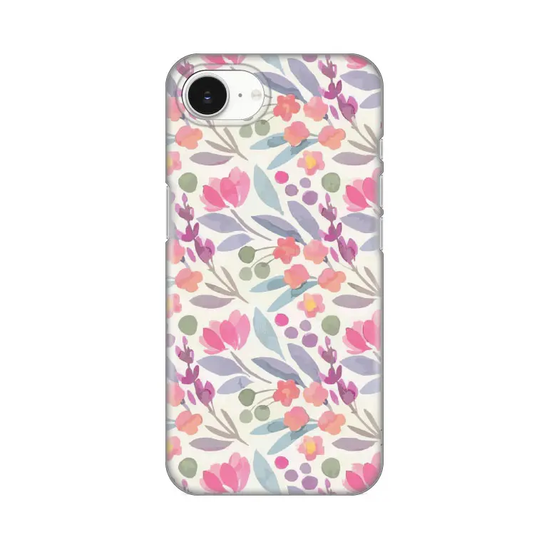 Torbica Silikonska Print za Iphone 16e/17e 6.1 Watercolor Flowers