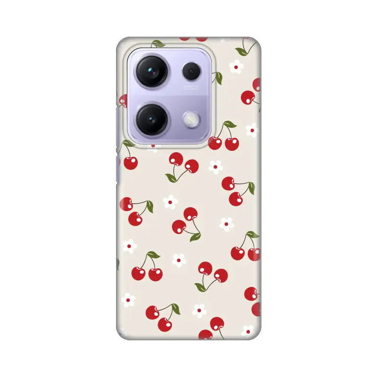 Torbica Silikonska Print za Xiaomi Redmi Note 14S Cherry And Flowers