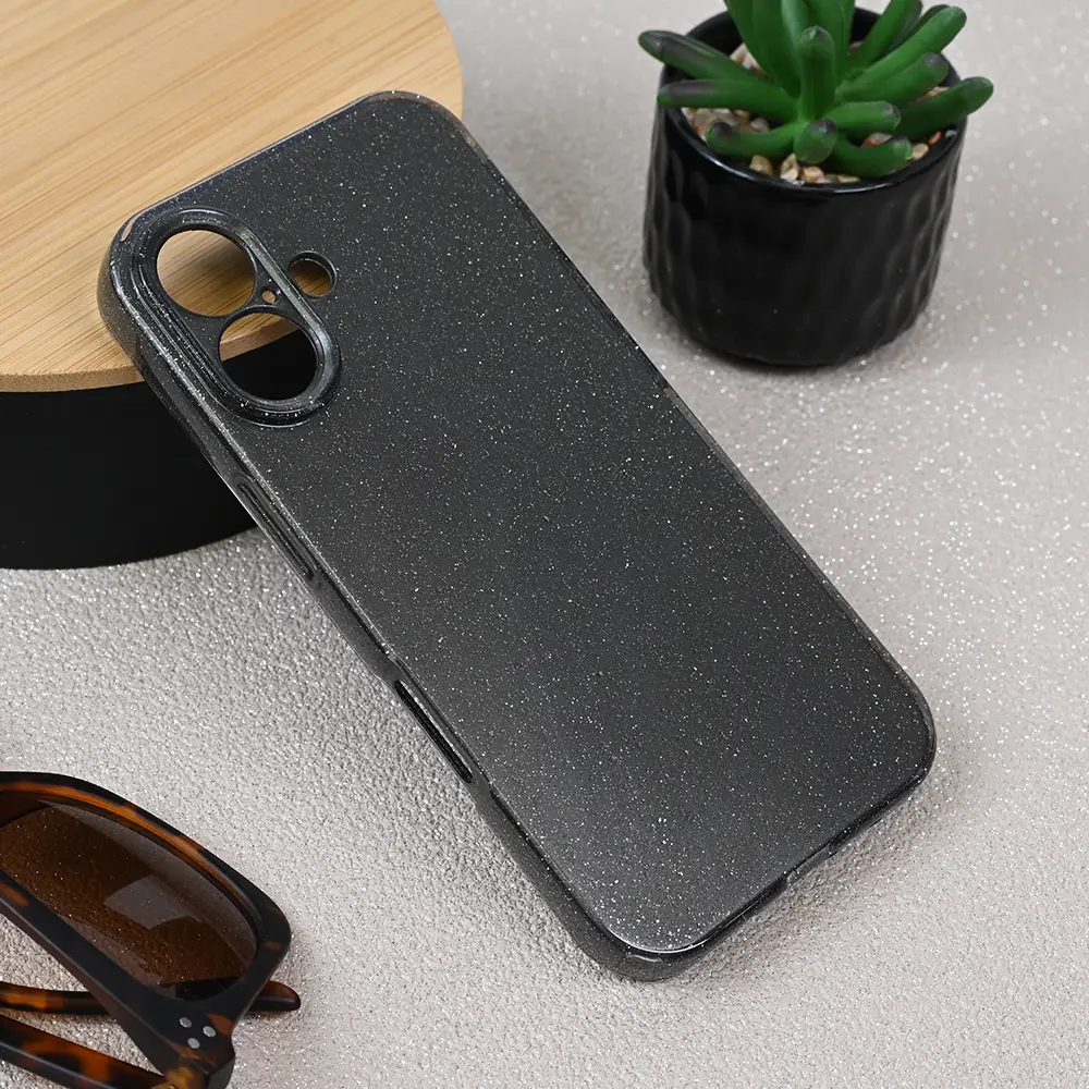 Torbica Sparkle Dust za Iphone 16 6.1 Siva