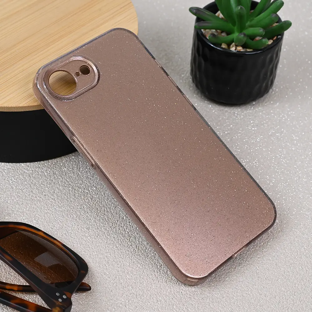Torbica Sparkle Dust za Iphone 16e/17e 6.1 Roze Zlatna