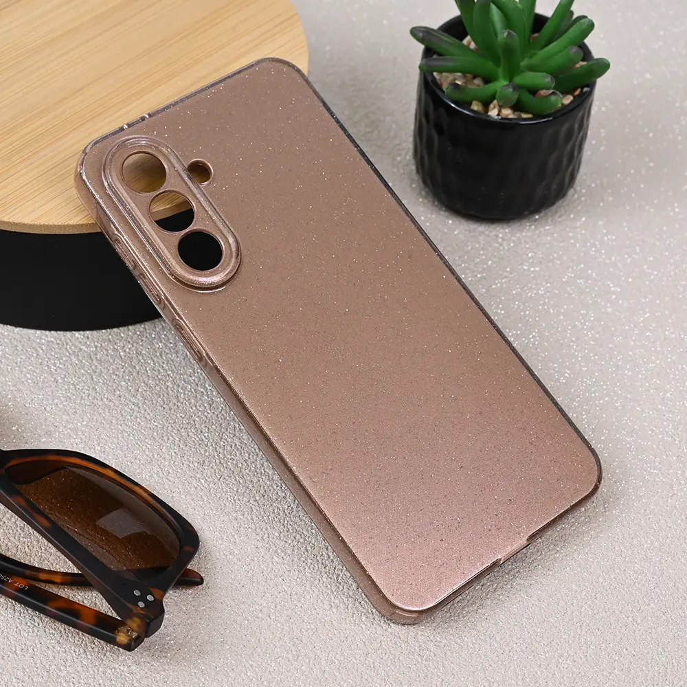 Torbica Sparkle Dust za Samsung A366B Galaxy A36 5G Roze Zlatna