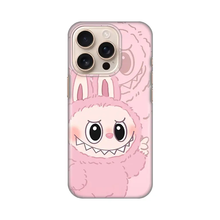 Torbica Silikonska Print za Iphone 16 Pro 6.3 La Bubu Pink