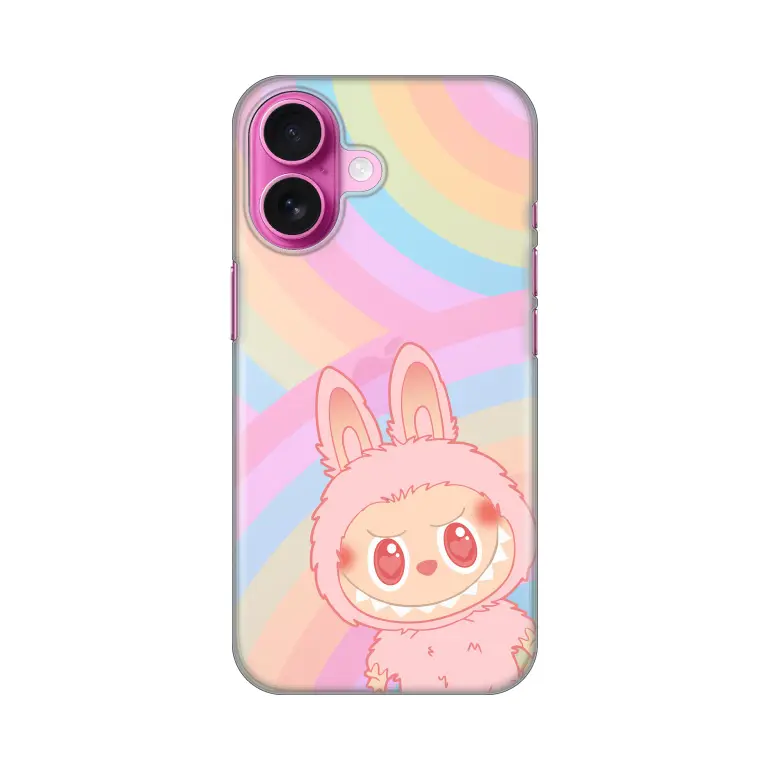 Torbica Silikonska Print Skin za Iphone 16 6.1 La Bubu Rainbow