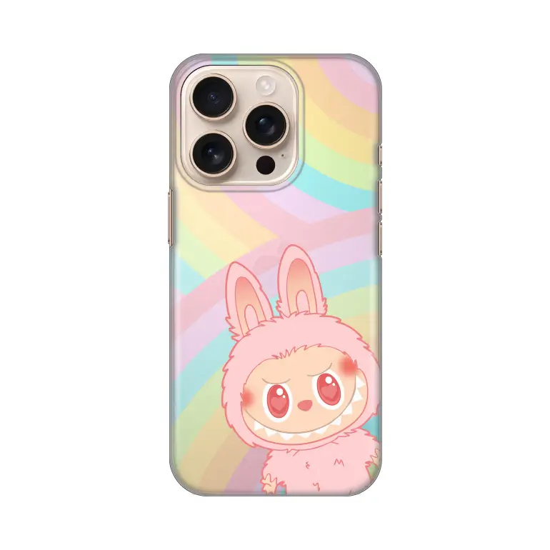 Torbica Silikonska Print Skin za Iphone 16 Pro 6.3 La Bubu Rainbow