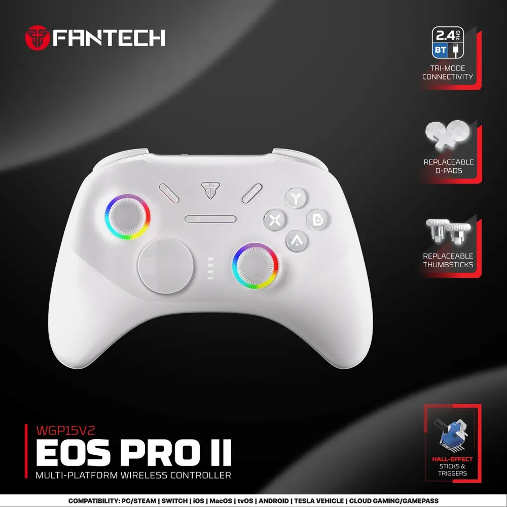 Joypad Wireless Fantech Wgp15v2 EOS PRO II Multiplatform RGB Beli