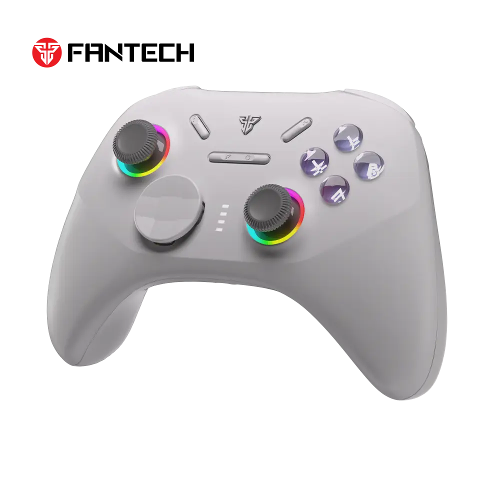 Joypad Wireless Fantech Wgp15v2 EOS PRO II Multiplatform RGB Sivi