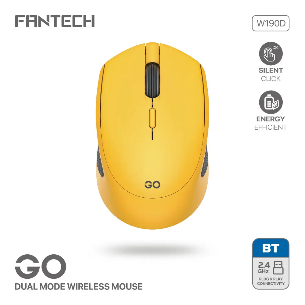 Kancelarijski Wireless Mis Fantech W190 Zuti