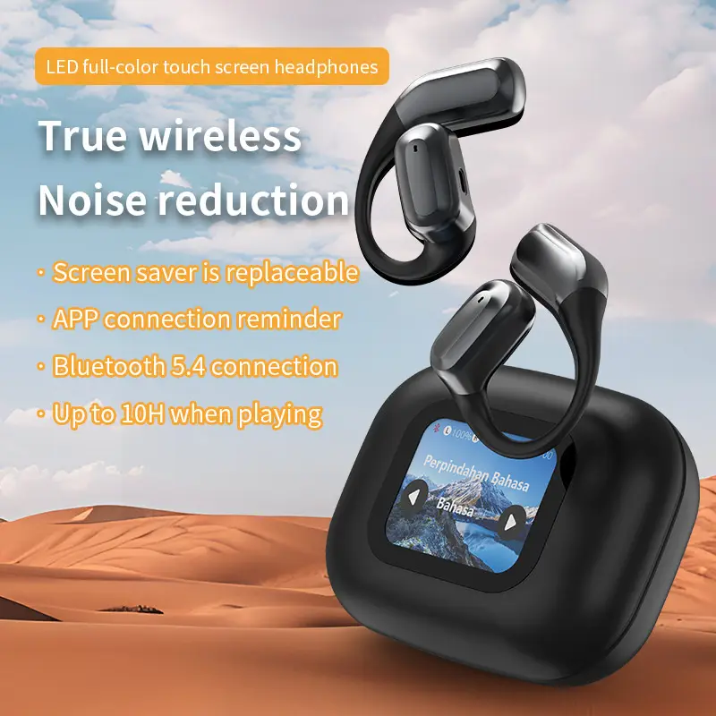 Bluetooth Slusalice A16 Mini Pro sa AI Prevodiocem Crne