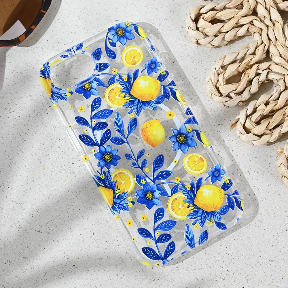 Torbica Print Magsafe za Iphone 16e/17e 6.1 Mediteran Lemon