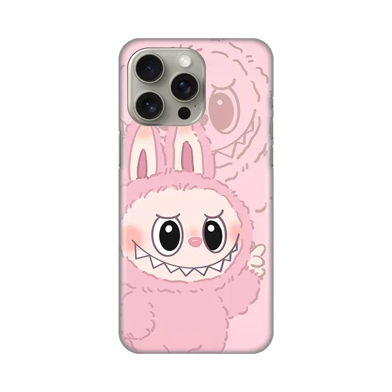 Torbica Silikonska Print za Iphone 15 Pro Max 6.7 La Bubu Pink