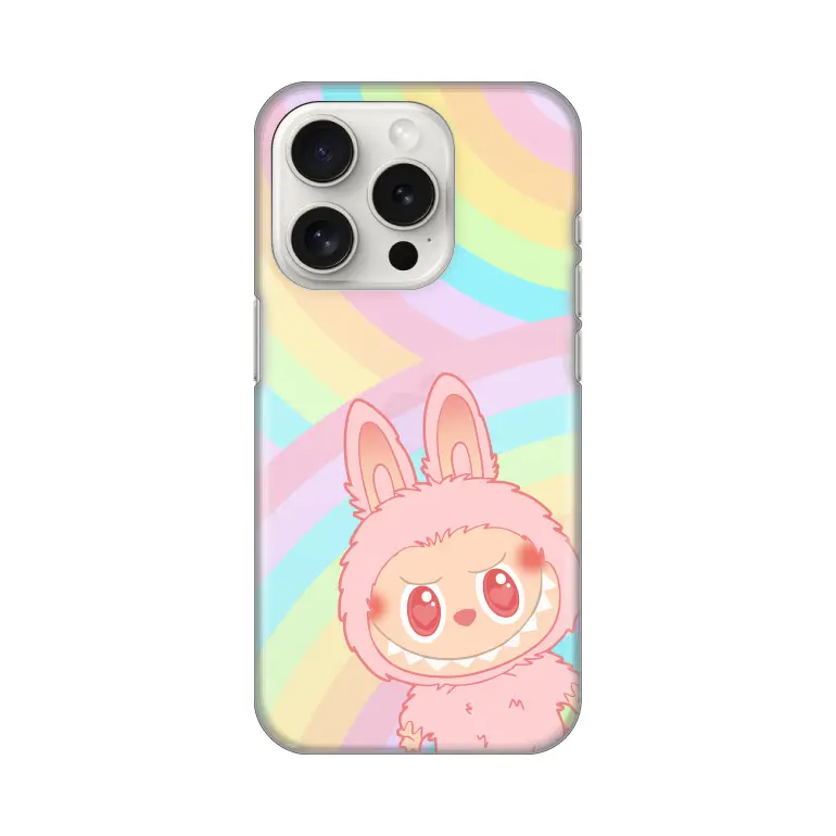 Torbica Silikonska Print Skin za Iphone 15 Pro 6.1 La Bubu Rainbow