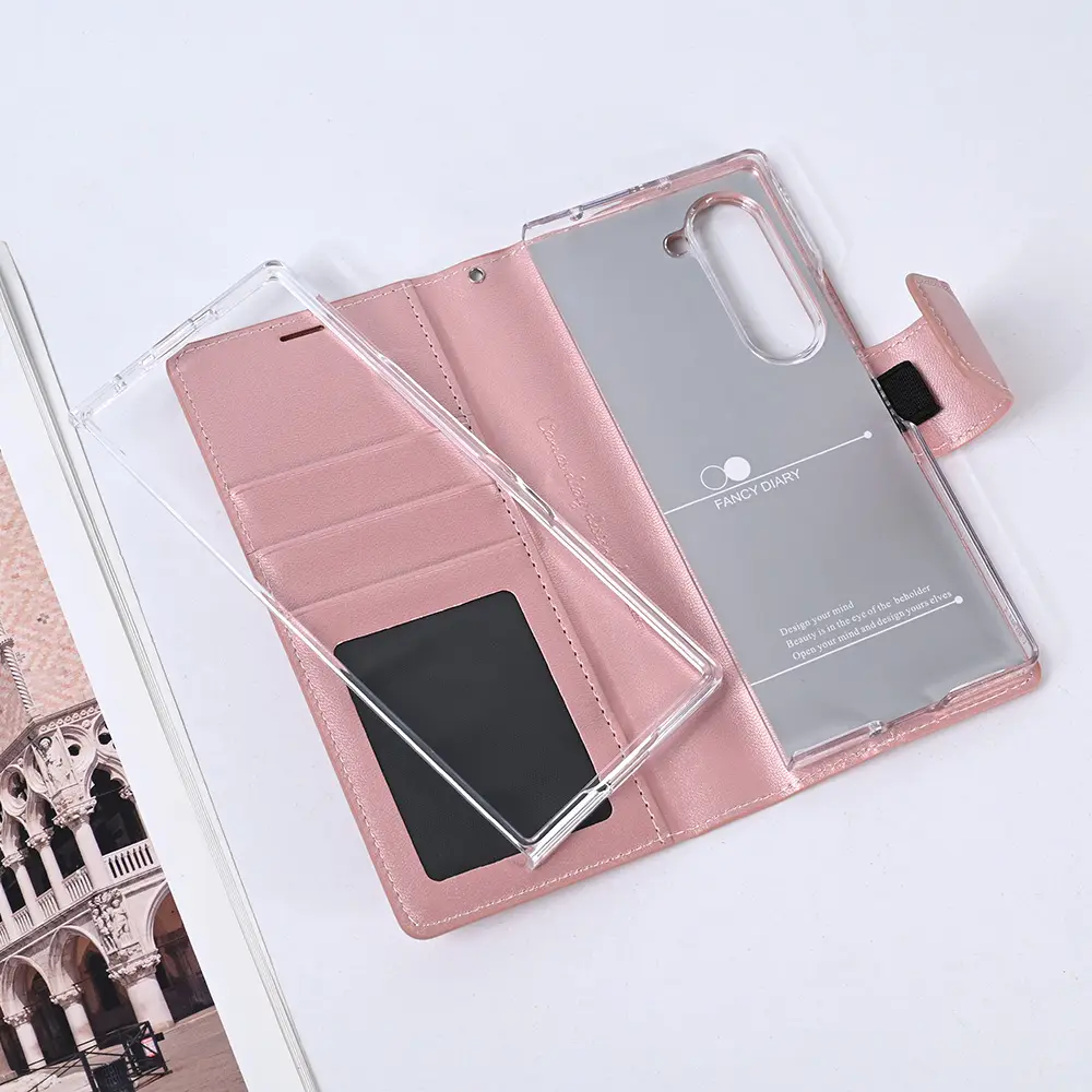 Torbica Hanman Canvas ORG za Samsung F966B Galaxy Z Fold 7 Roze